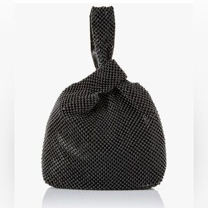 NWT Jessica McClintock Womens Logan Mesh Pouch Evening Bag